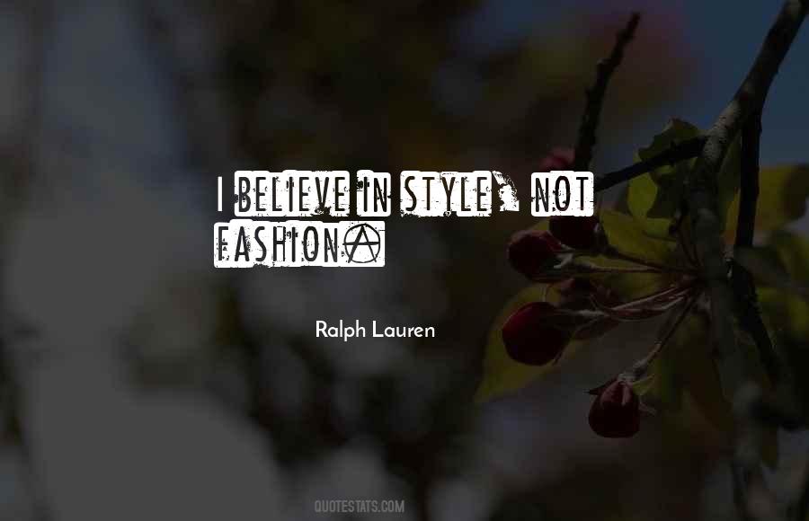 Ralph Lauren Quotes #737317