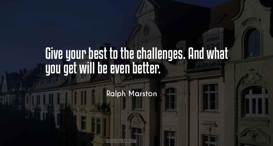 Ralph Marston Quotes #1019076