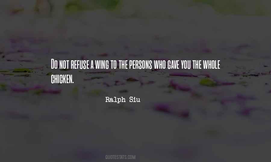 Ralph Siu Quotes #74524