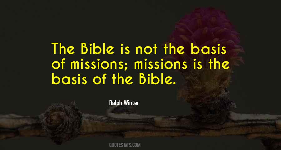 Ralph Winter Quotes #550217 Ralph Winter Quotes #550217
