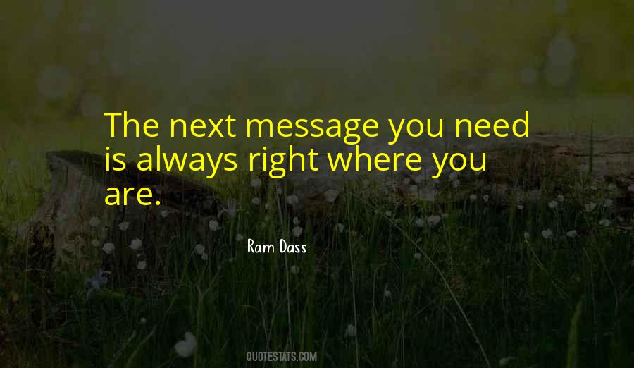 Ram Dass Quotes #105821