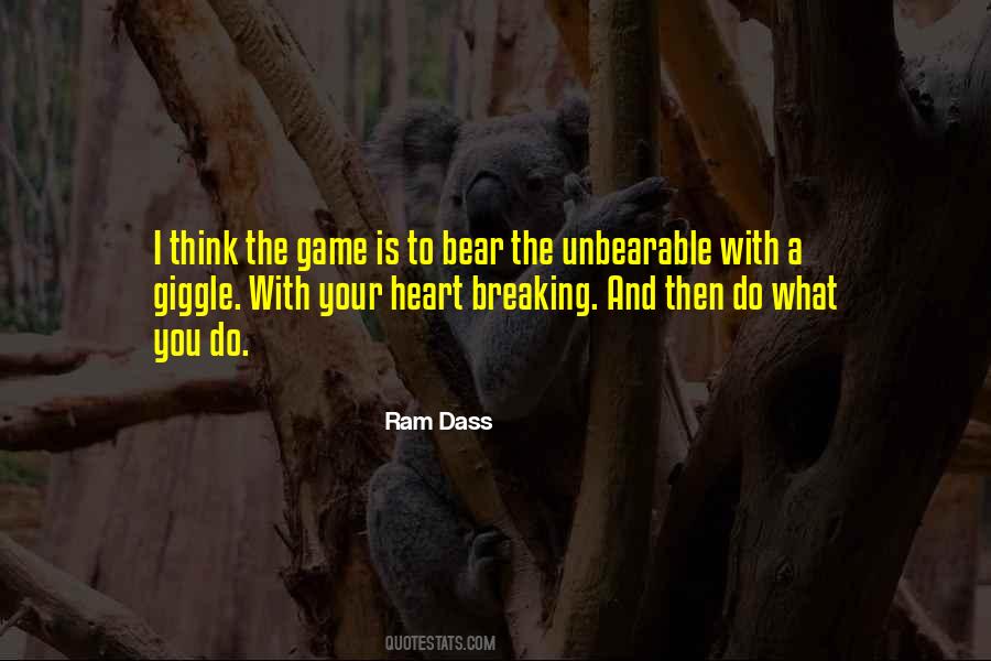 Ram Dass Quotes #1409445