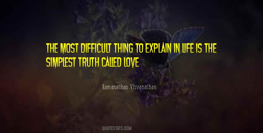 Ramanathan Visvanathan Quotes #1622612
