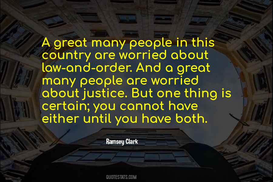 Ramsey Clark Quotes #1486620