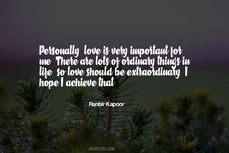 Ranbir Kapoor Quotes #58747