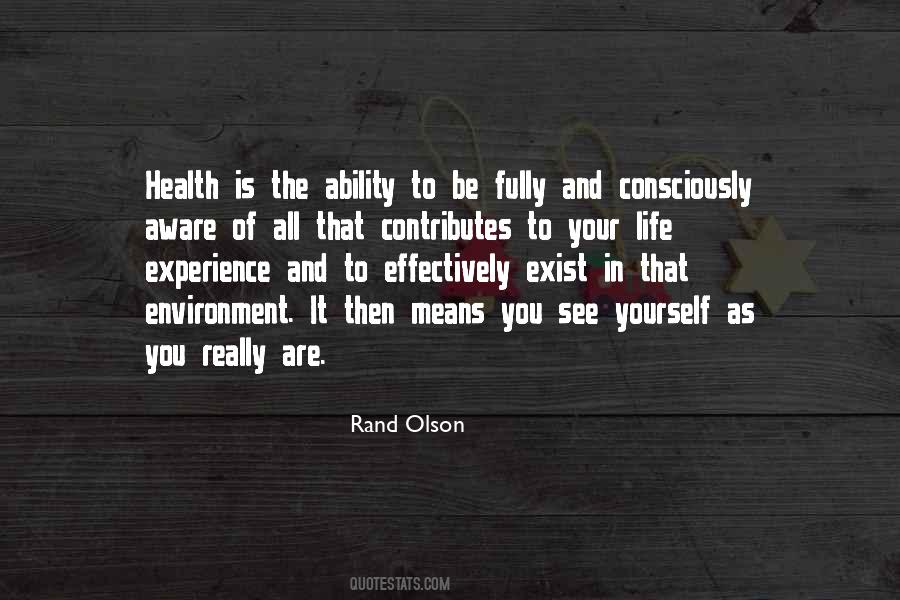 Rand Olson Quotes #44814