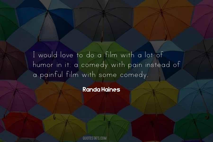 Randa Haines Quotes #1855719