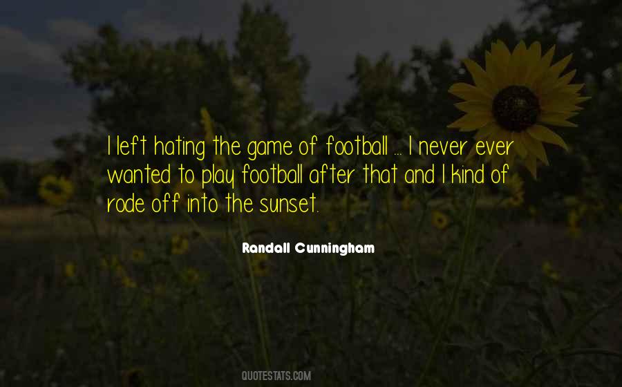 Randall Cunningham Quotes #867660