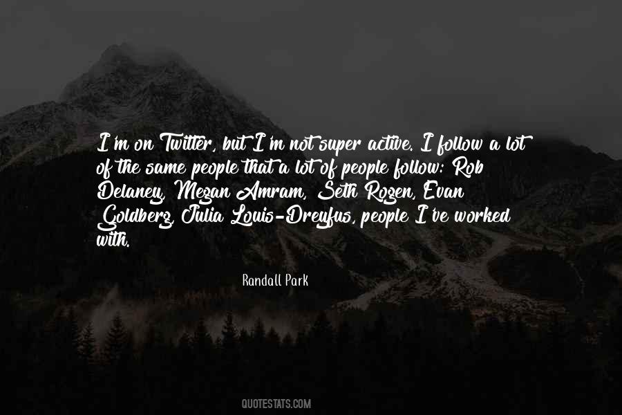 Randall Park Quotes #567239