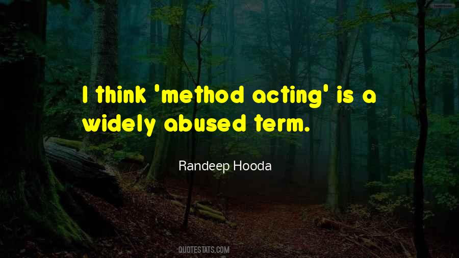 Randeep Hooda Quotes #1160002