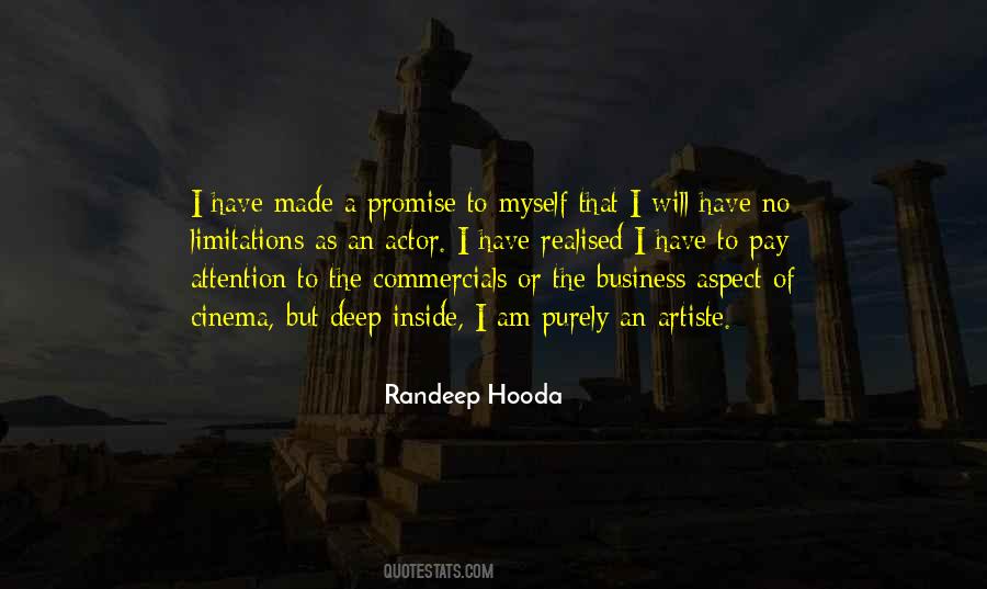 Randeep Hooda Quotes #471574