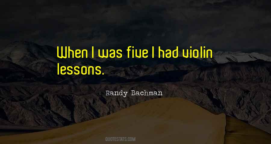 Randy Bachman Quotes #32705