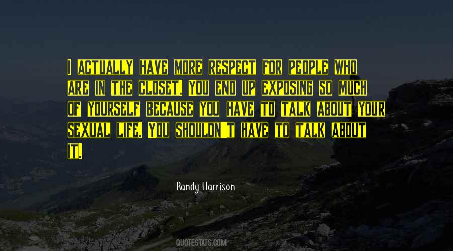 Randy Harrison Quotes #95592