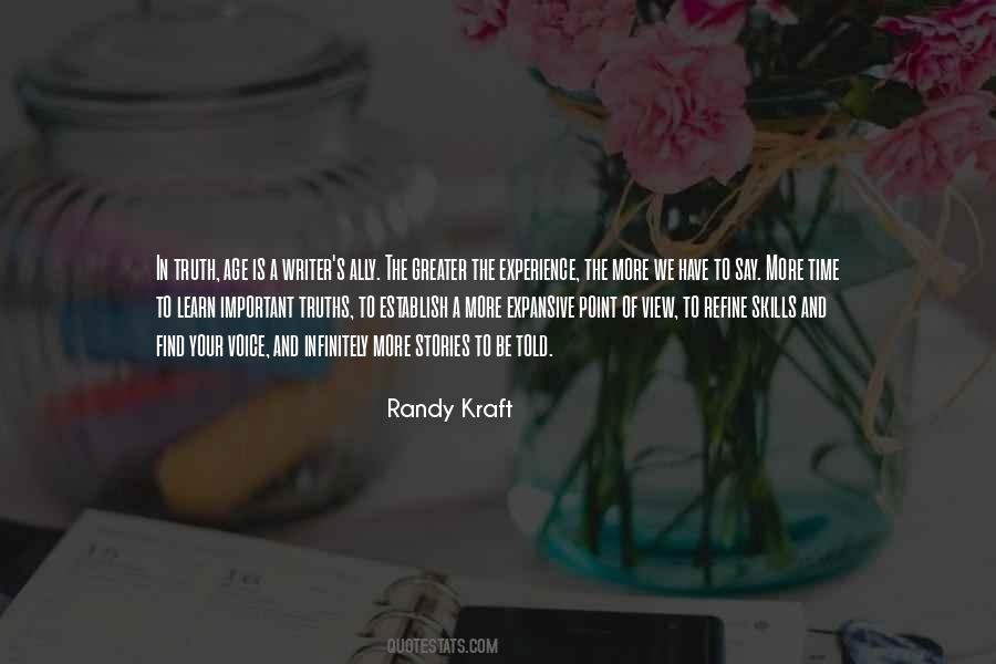 Randy Kraft Quotes #1264238