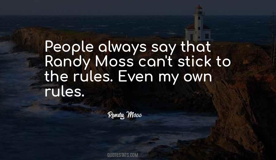 Randy Moss Quotes #1542292