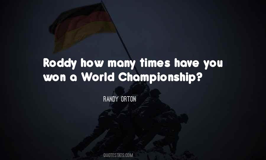 Randy Orton Quotes #726202