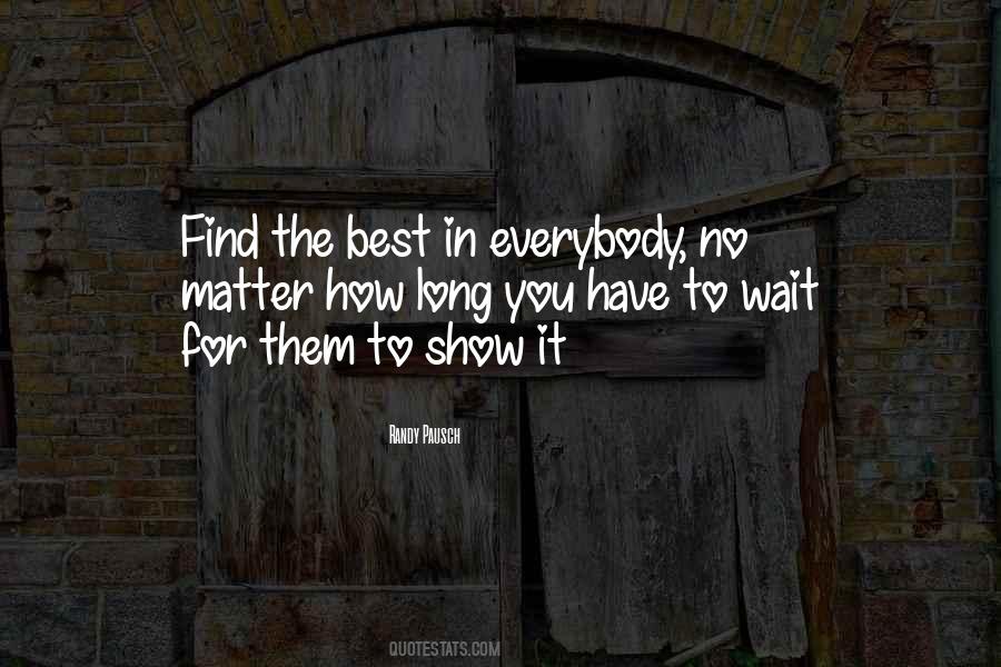 Randy Pausch Quotes #251348