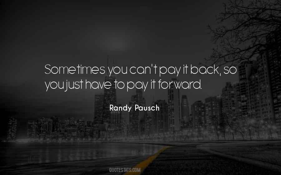 Randy Pausch Quotes #674438