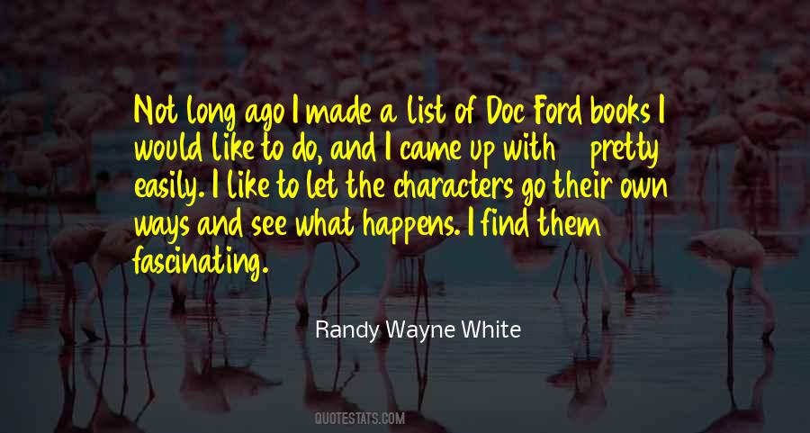 Randy Wayne White Quotes #1300628