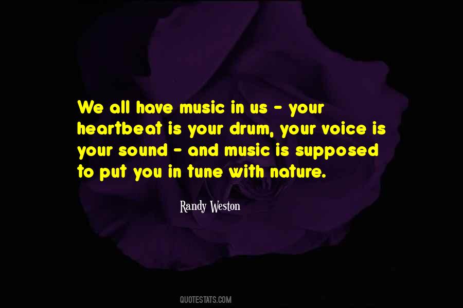 Randy Weston Quotes #54805