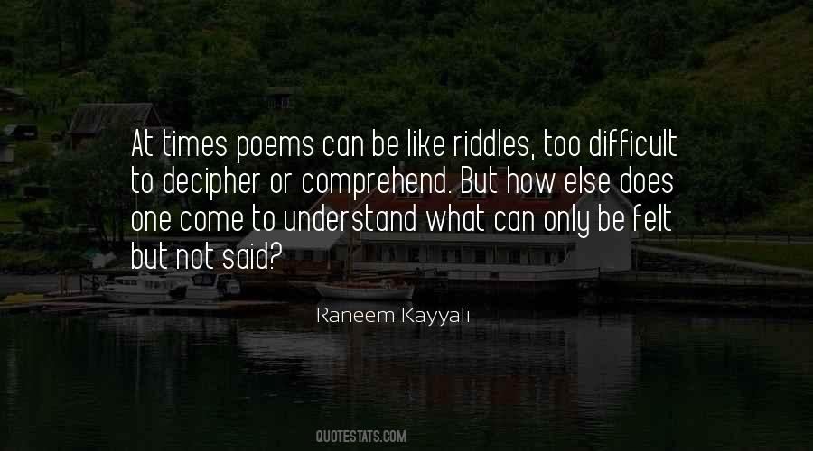 Raneem Kayyali Quotes #805760