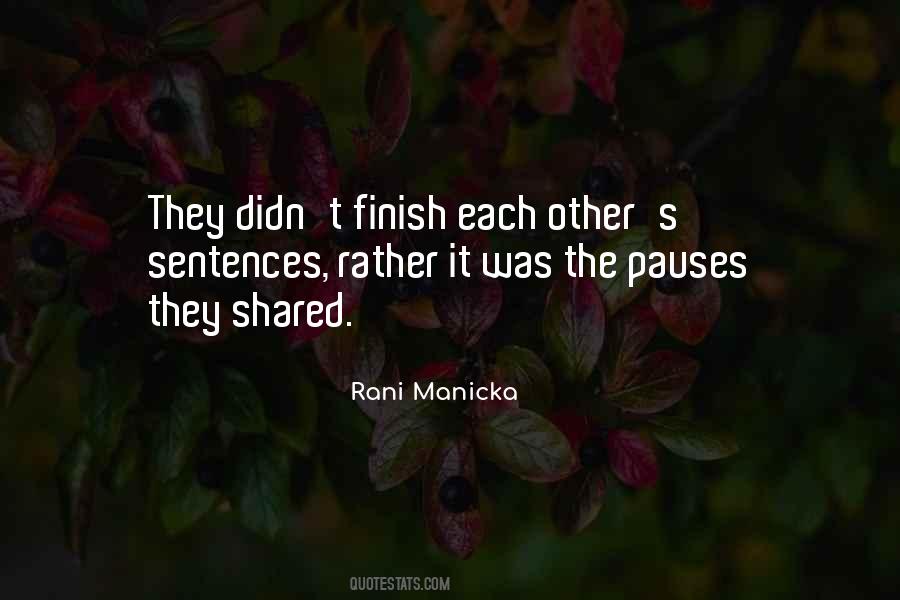 Rani Manicka Quotes #588607