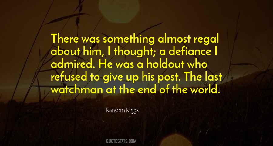 Ransom Riggs Quotes #1366502