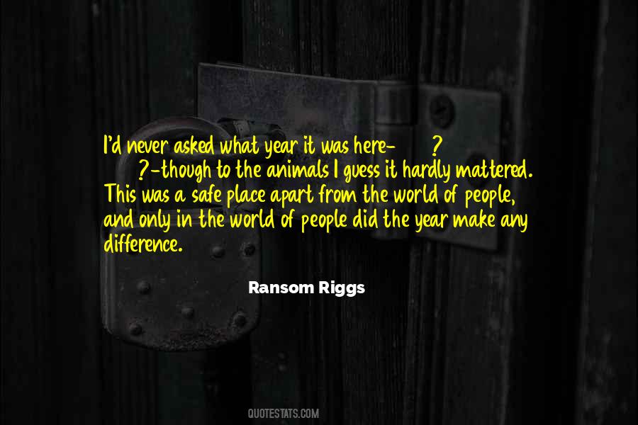 Ransom Riggs Quotes #669356