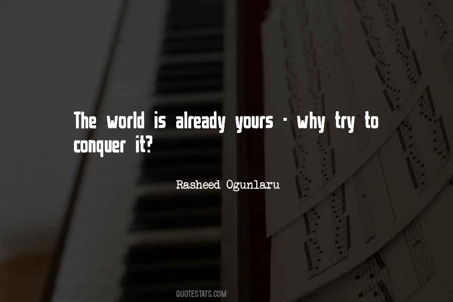 Rasheed Ogunlaru Quotes #1398970