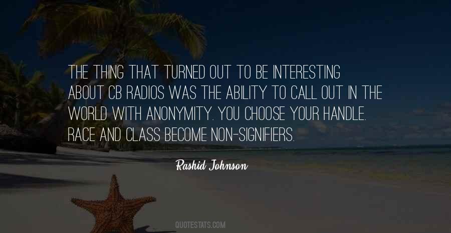 Rashid Johnson Quotes #29262