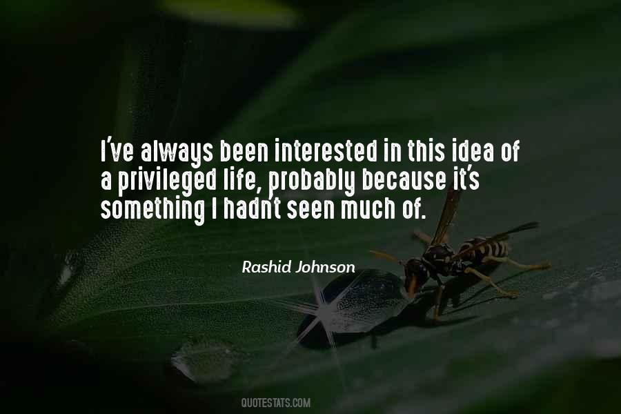 Rashid Johnson Quotes #687802
