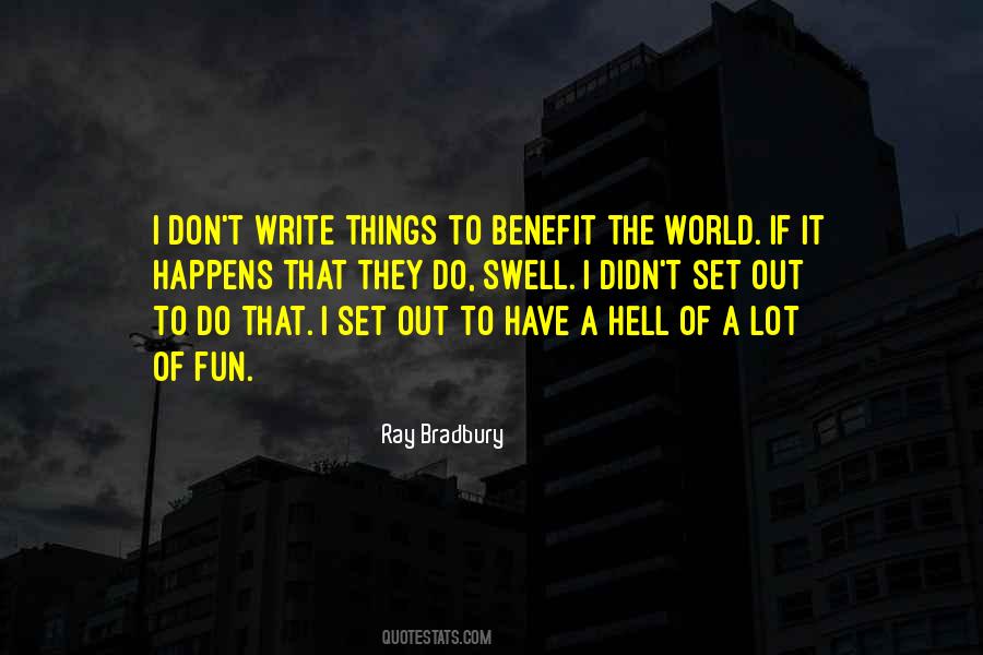 Ray Bradbury Quotes #1304448