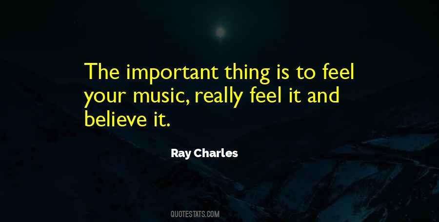 Ray Charles Quotes #981066