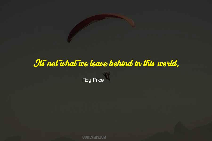 Ray Price Quotes #495532