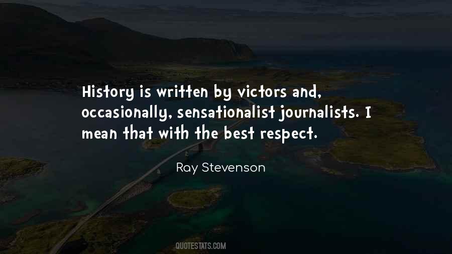 Ray Stevenson Quotes #1068230
