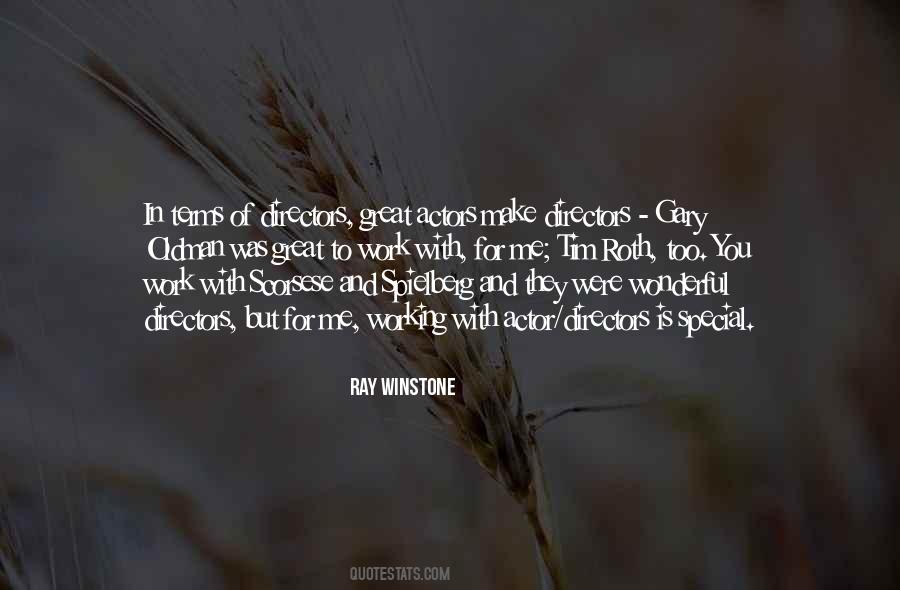 Ray Winstone Quotes #809122