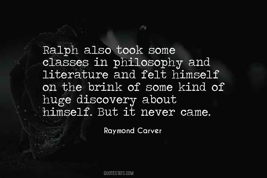 Raymond Carver Quotes #1636087