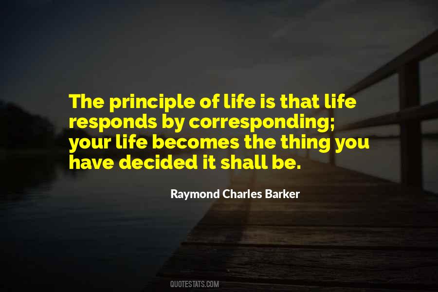 Raymond Charles Barker Quotes #1363513
