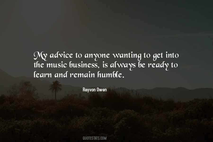 Rayvon Owen Quotes #1528206