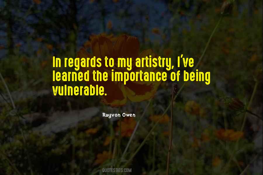 Rayvon Owen Quotes #197107