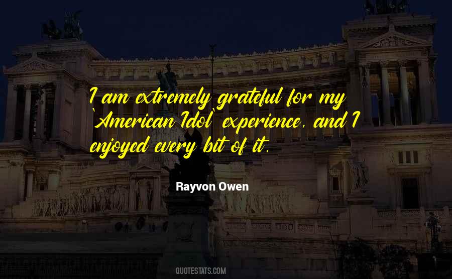 Rayvon Owen Quotes #371237