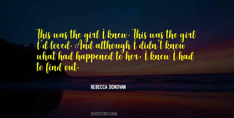 Rebecca Donovan Quotes #1503954