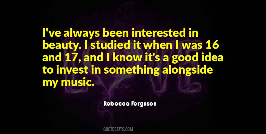 Rebecca Ferguson Quotes #1311984