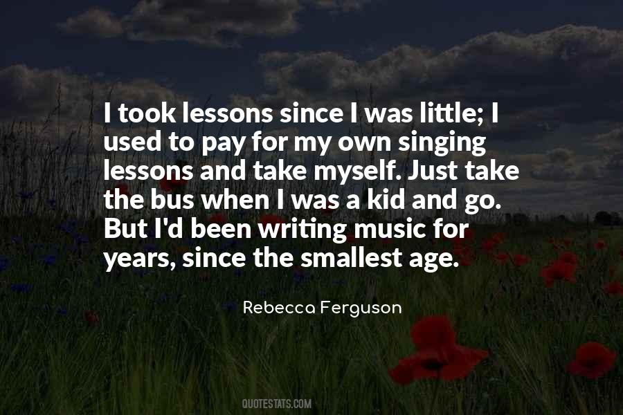 Rebecca Ferguson Quotes #1371487