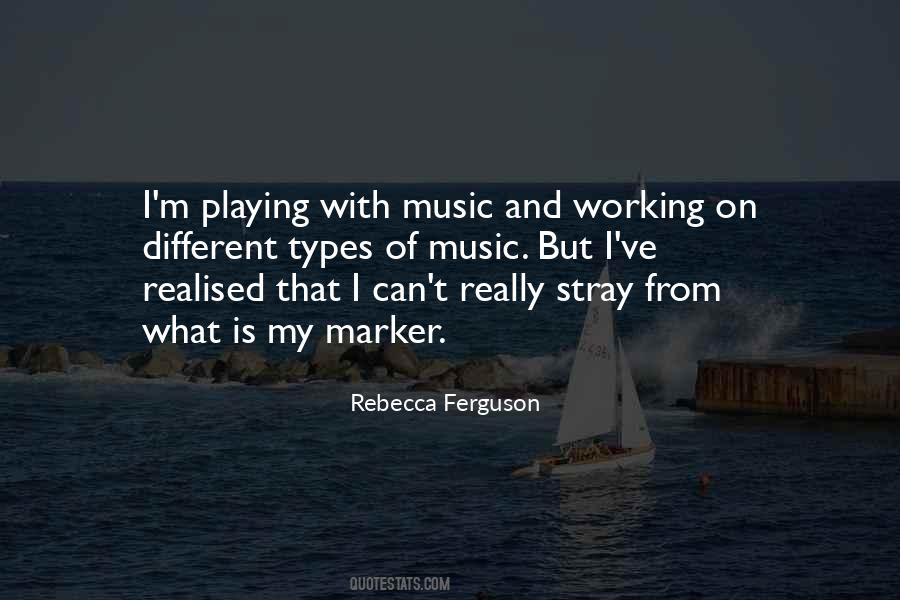 Rebecca Ferguson Quotes #1570463