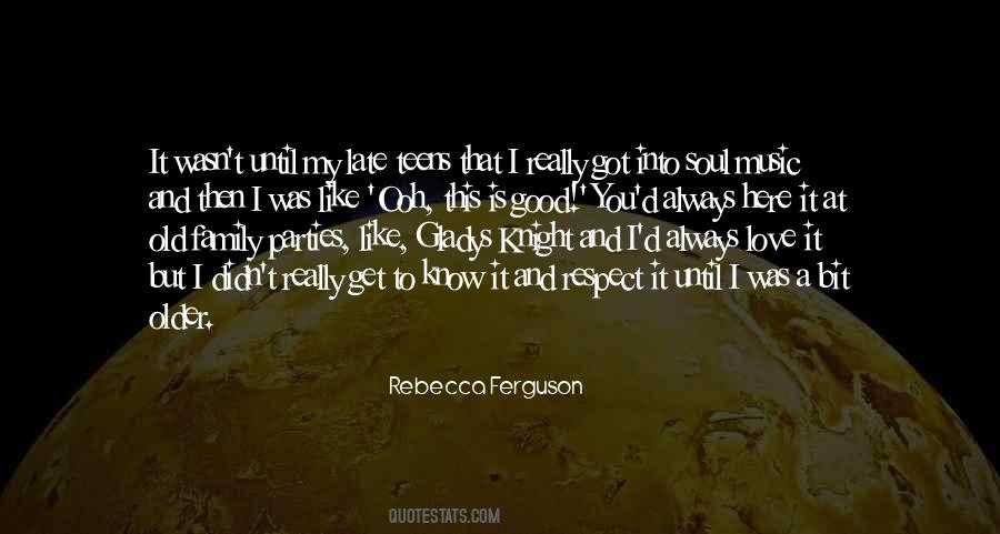 Rebecca Ferguson Quotes #439467