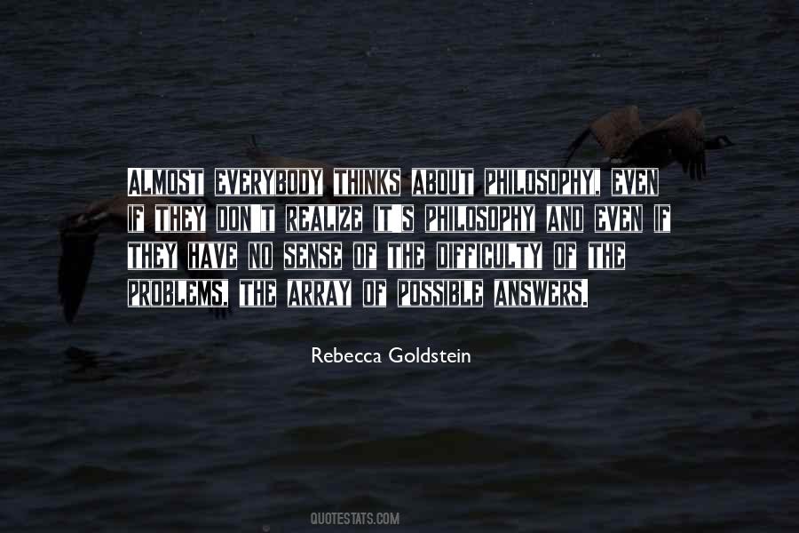 Rebecca Goldstein Quotes #592418