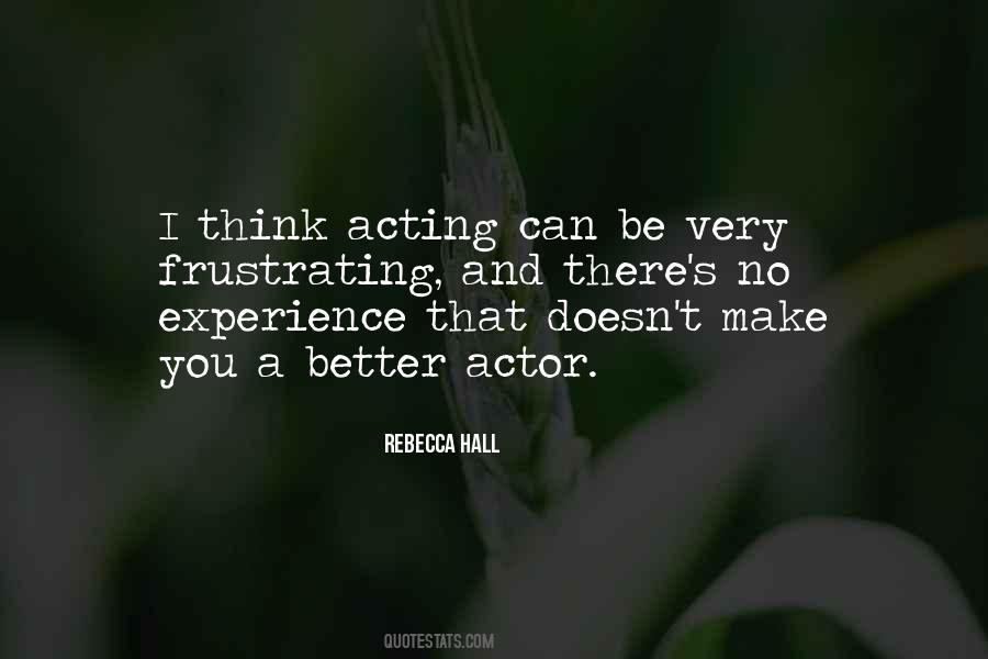 Rebecca Hall Quotes #1157466