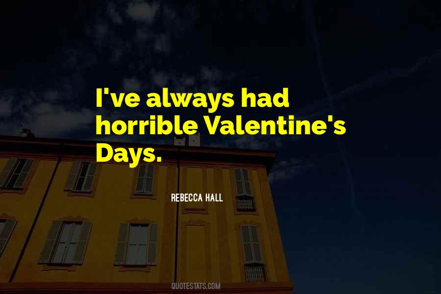 Rebecca Hall Quotes #24271