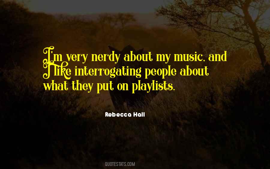 Rebecca Hall Quotes #426673